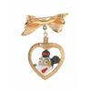 Image 1 : Mickey and Minnie Double-Sided Broach.