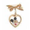 Image 2 : Mickey and Minnie Double-Sided Broach.