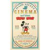 Image 1 : Disneyland "Main Street Cinema" Mickey Mouse Poster.