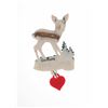 Image 2 : Plastic Bambi Pin with Charm.