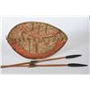 Image 2 : African Battle Shield and (2) Spears from the Adventureland Bazaar.