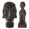 Image 1 : Randotti "Baluba" Wall Decoration & "Sitting Baluba" Tiki Statue.