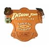 Image 1 : "Indiana Jones Adventure - Temple of the Forbidden Eye" Entry Sign Wooden Prototype.