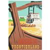 Image 1 : Original Disneyland "Frontierland" Attraction Poster.