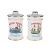 Image 1 : "Mark Twain" and "Columbia" Salt and Pepper Shaker Set.