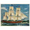 Image 1 : Sam McKim "Sailing Ship Columbia" 40th Anniversary Lithograph.