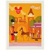 Image 4 : Disneyland 50th Anniversary "Original Lands Print Set" by Shag.