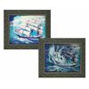 Image 1 : "Art of the Haunted Mansion" 30th Anniversary Event Lenticular Sailing Ship Portrait.