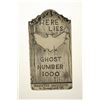 Image 1 : Randotti Haunted Mansion Tombstone "Ghost Number 1000".