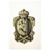 Image 1 : Randotti Haunted Mansion Vulture Crossbones Plaque.