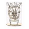 Image 1 : Disneyland Shot Glass with Silver Sword Picks.