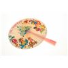 Image 2 : "It's a Small World" Folding Fan - Pink.