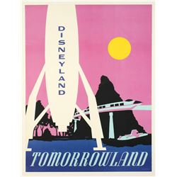 Disneyland Tomorrowland "Near-Attraction" Poster.
