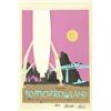 Image 1 : Original Ralph Kent Artwork for the Tomorrowland "Near-Attraction" Poster.
