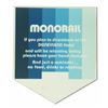 Image 1 : Monorail Hand-Stamp Warning Sign.