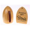 Image 1 : Disneyland Hotel Clothes Iron-Shaped Salt and Pepper Shakers.
