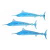 Image 1 : Set of (3) Swordfish-Shaped Swizzle Sticks from the Disneyland Hotel.