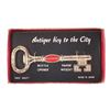 Image 1 : Disneyland Hotel "Antique Key to the City" Bottle Opener & Paperweight.