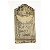 Image 1 : Randotti Haunted Mansion Tombstone.