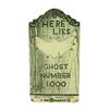 Image 1 : Randotti Haunted Mansion Tombstone "Ghost Number 1000".