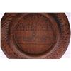 Image 2 : Ceramic Frying Pan Wall Decoration - Orange and Brown.