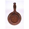 Image 3 : Ceramic Frying Pan Wall Decoration - Orange and Brown.
