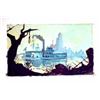 Image 1 : Original "Molly Brown Riverboat" Concept Painting for Disneyland Paris.