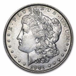 1901 Morgan Dollar AU RARE