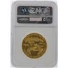 Image 2 : 2008-W NGC MS70 $50 Burnished Gold Eagle Gold Coin