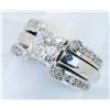 Image 3 : 1.39 ctw LEO Certified Diamond Ring - 14KT White Gold