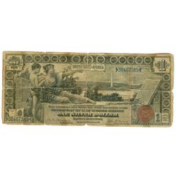 1896 $1 Silver Certificate Educational Note