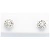 Image 5 : 0.50 ctw Diamond Stud Earrings - 14KT White Gold