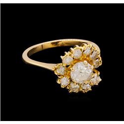 1.49 ctw Diamond Ring - 18KT Yellow Gold