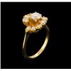 Image 4 : 1.49 ctw Diamond Ring - 18KT Yellow Gold