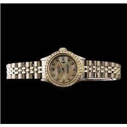 Rolex Stainless Steel 1.26 ctw Diamond DateJust Ladies Watch