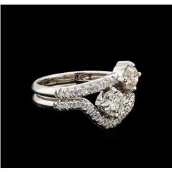 1.42 ctw Diamond Ring - 14KT White Gold