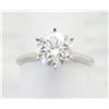 Image 4 : GIA Cert 2.02 ctw Diamond Ring - Platinum