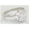 Image 8 : GIA Cert 2.02 ctw Diamond Ring - Platinum