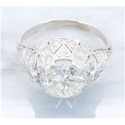 1.90 ctw Diamond Ring - 14KT White Gold