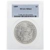 Image 1 : 1889 PCGS MS64 Morgan Silver Dollar