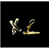 Image 2 : Tiffany & Co. Earrings - 18KT Yellow Gold
