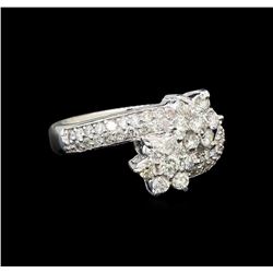 14KT White Gold 1.10 ctw Diamond Ring