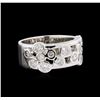 Image 1 : 1.20 ctw Diamond Ring - 14KT White Gold