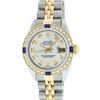 Image 1 : Rolex Two-Tone Diamond and Sapphire DateJust Ladies Watch