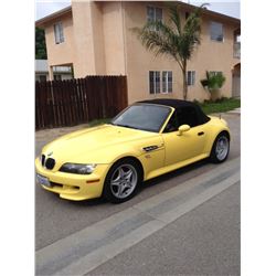 2000 Yellow BMW M3 Roadster