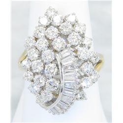 2.40 ctw Diamond Ring - 14KT Yellow Gold