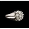 14KT White Gold 1.10 ctw Diamond Ring