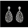 Image 1 : 14KT White Gold 2.29 ctw Diamond Earrings