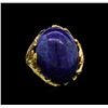 Image 2 : Lapis Ring - 14KT Yellow Gold