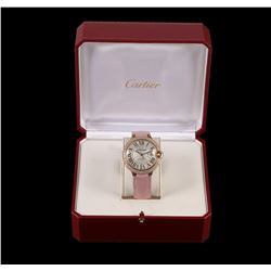 Cartier 18KT Yellow Gold 2.00 ctw Diamond Ballon Bleu Ladies Watch